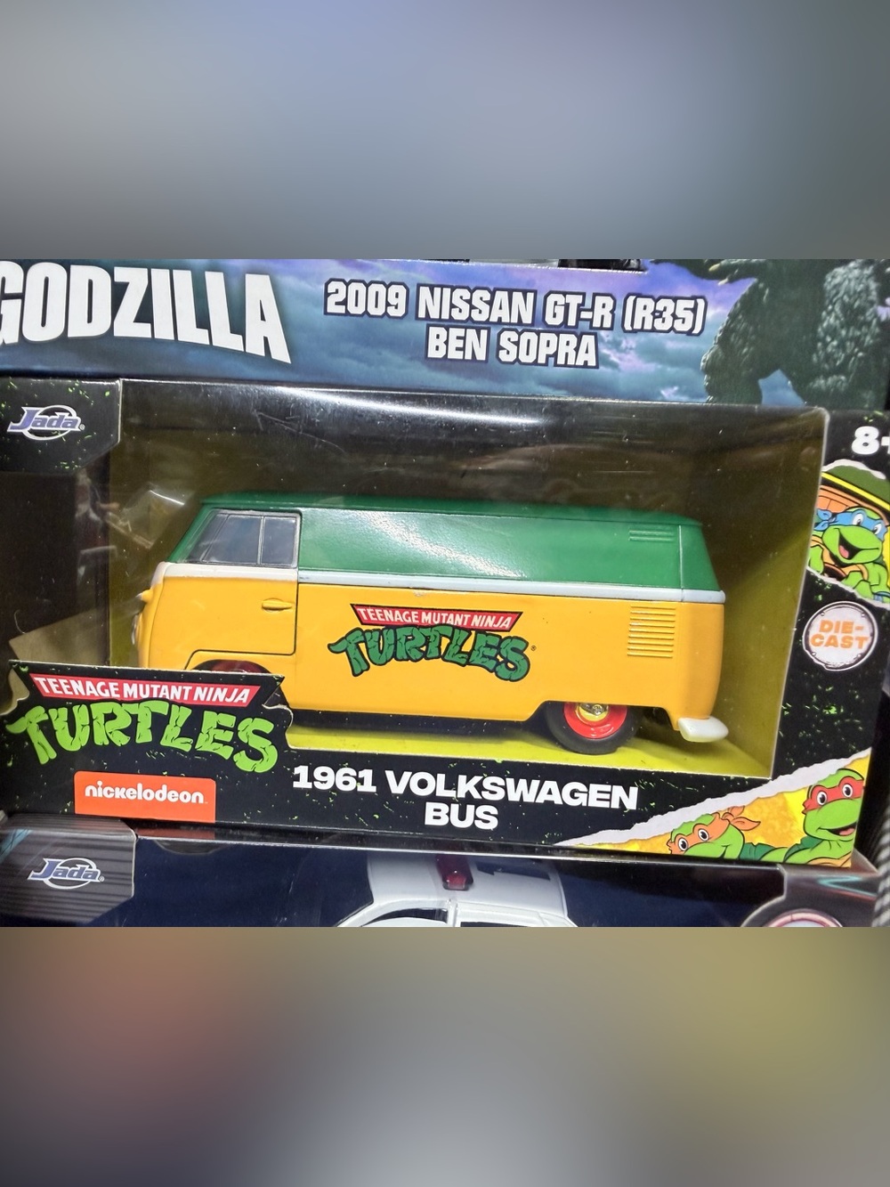 Teenage Mutant Ninja Turtles 1961 Volkswagen Bus Toy - Green & Yellow